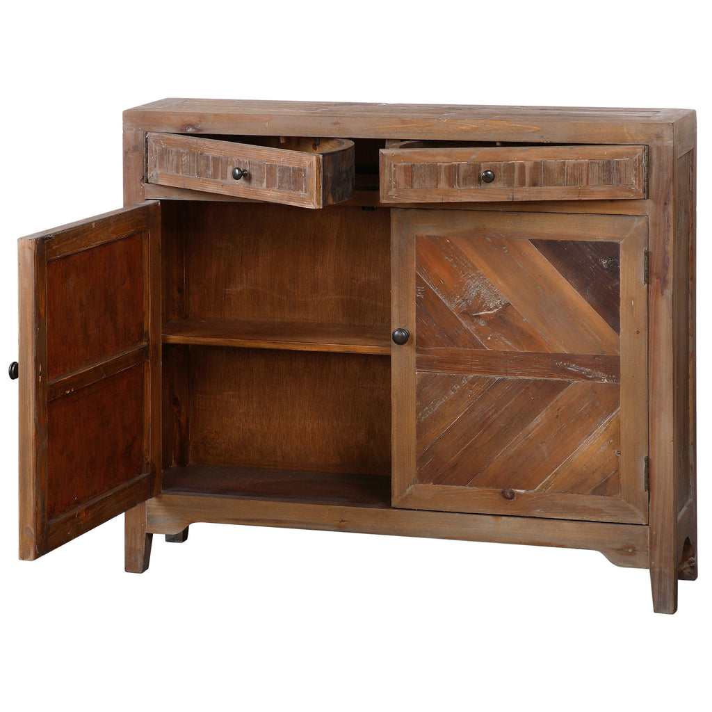 Hesperos Reclaimed Wood Console Cabinet