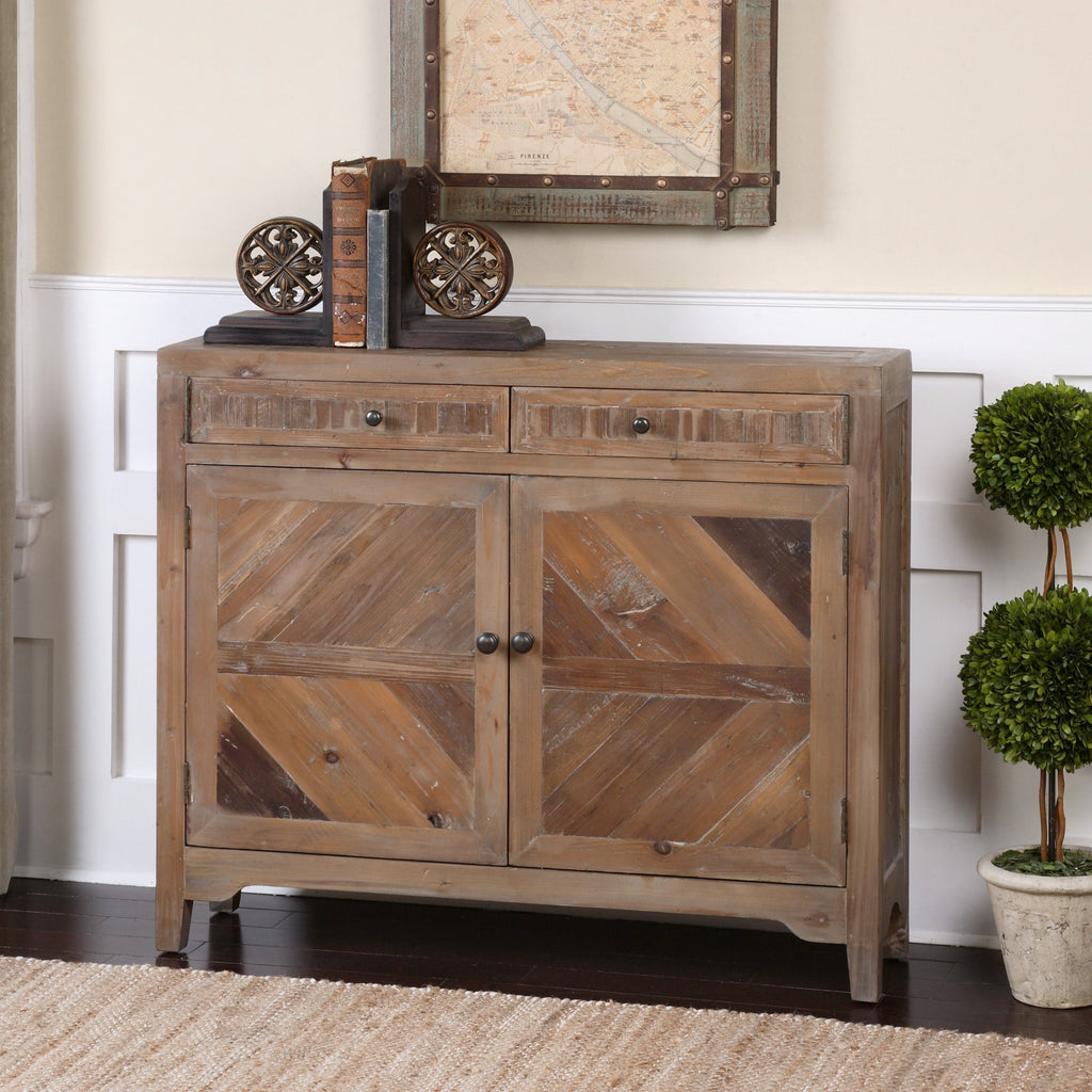 Hesperos Reclaimed Wood Console Cabinet