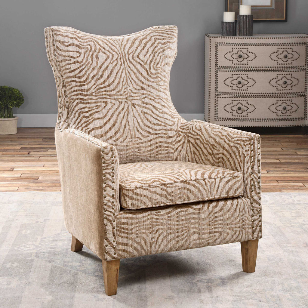 Kiango Animal Pattern Armchair