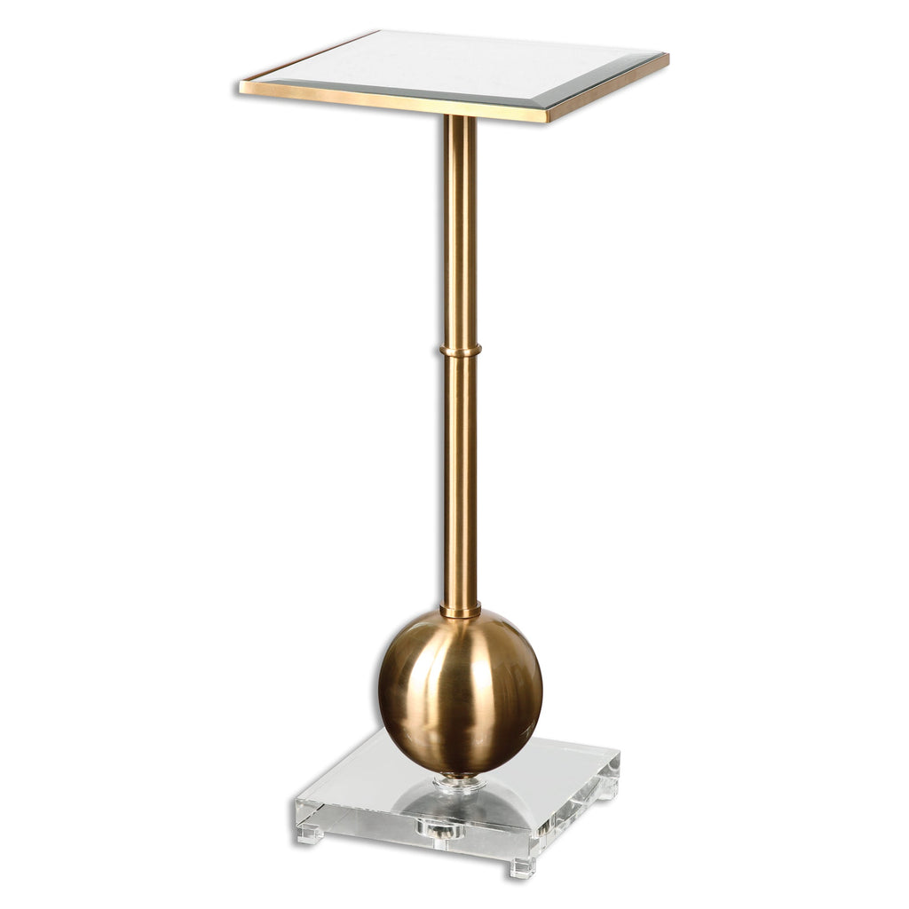 Laton Mirrored Accent Table