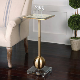 Laton Mirrored Accent Table