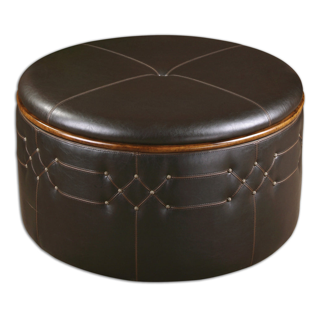 Brunner Round Storage Ottoman