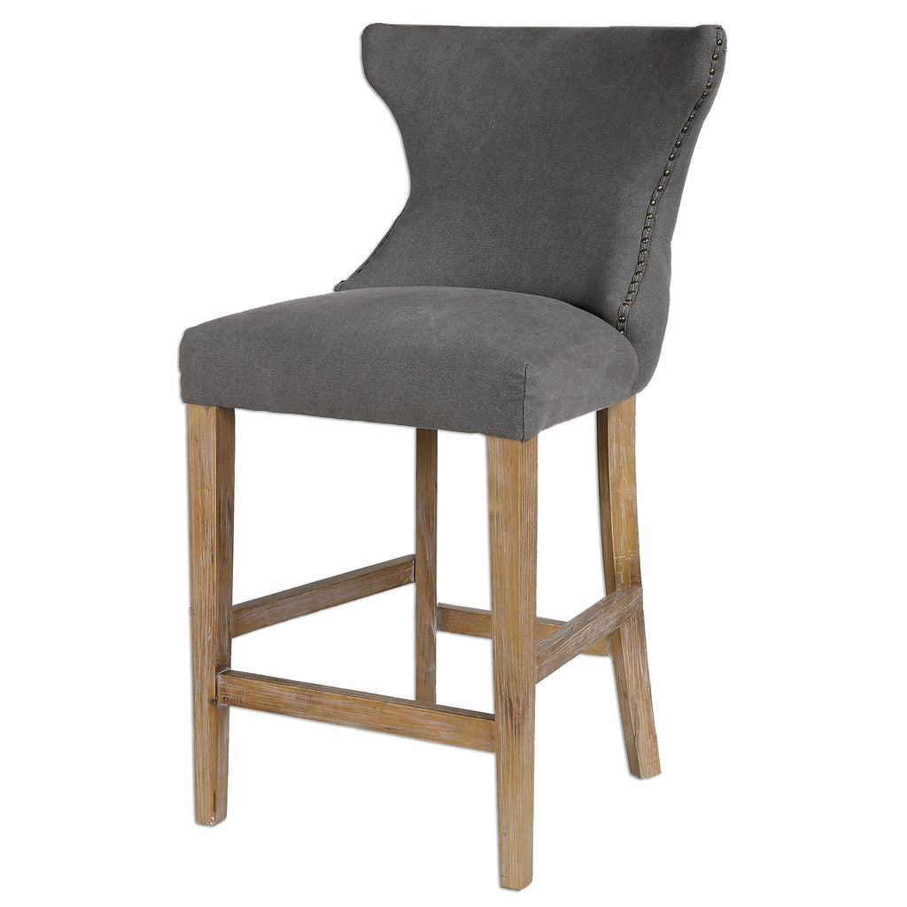 Gamlin Gray Counter Stool