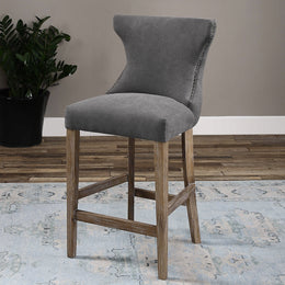 Gamlin Gray Counter Stool