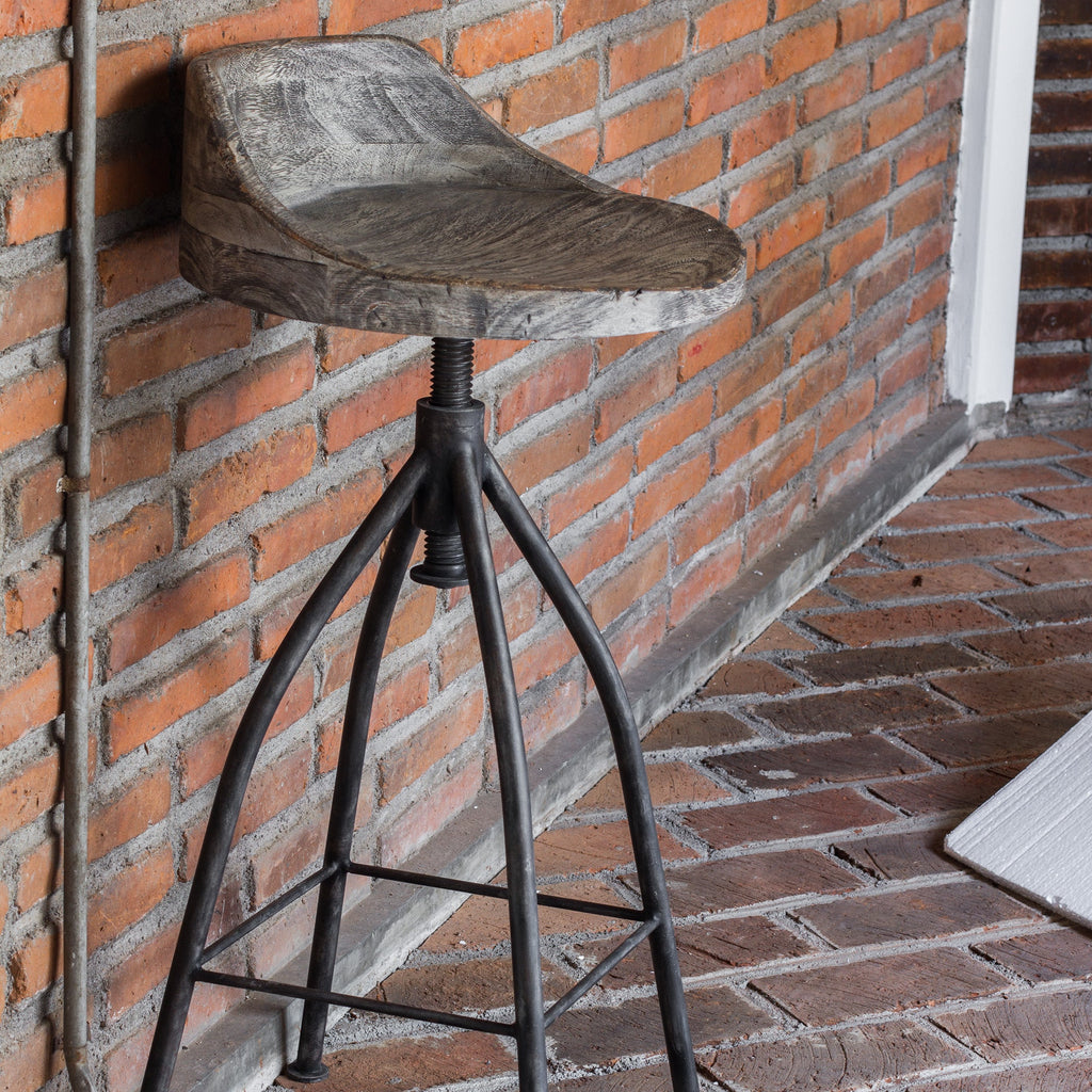 Kairu Wooden Bar Stool