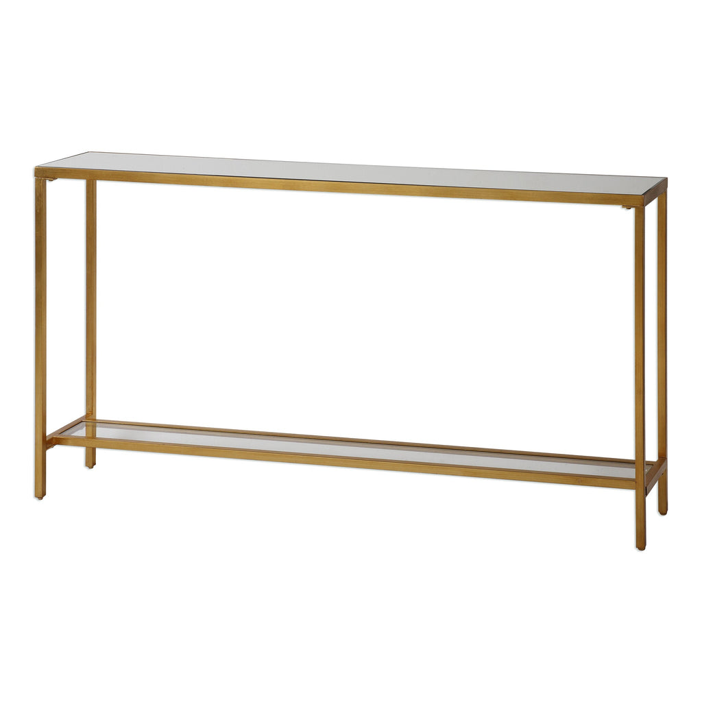 Hayley Gold Console Table