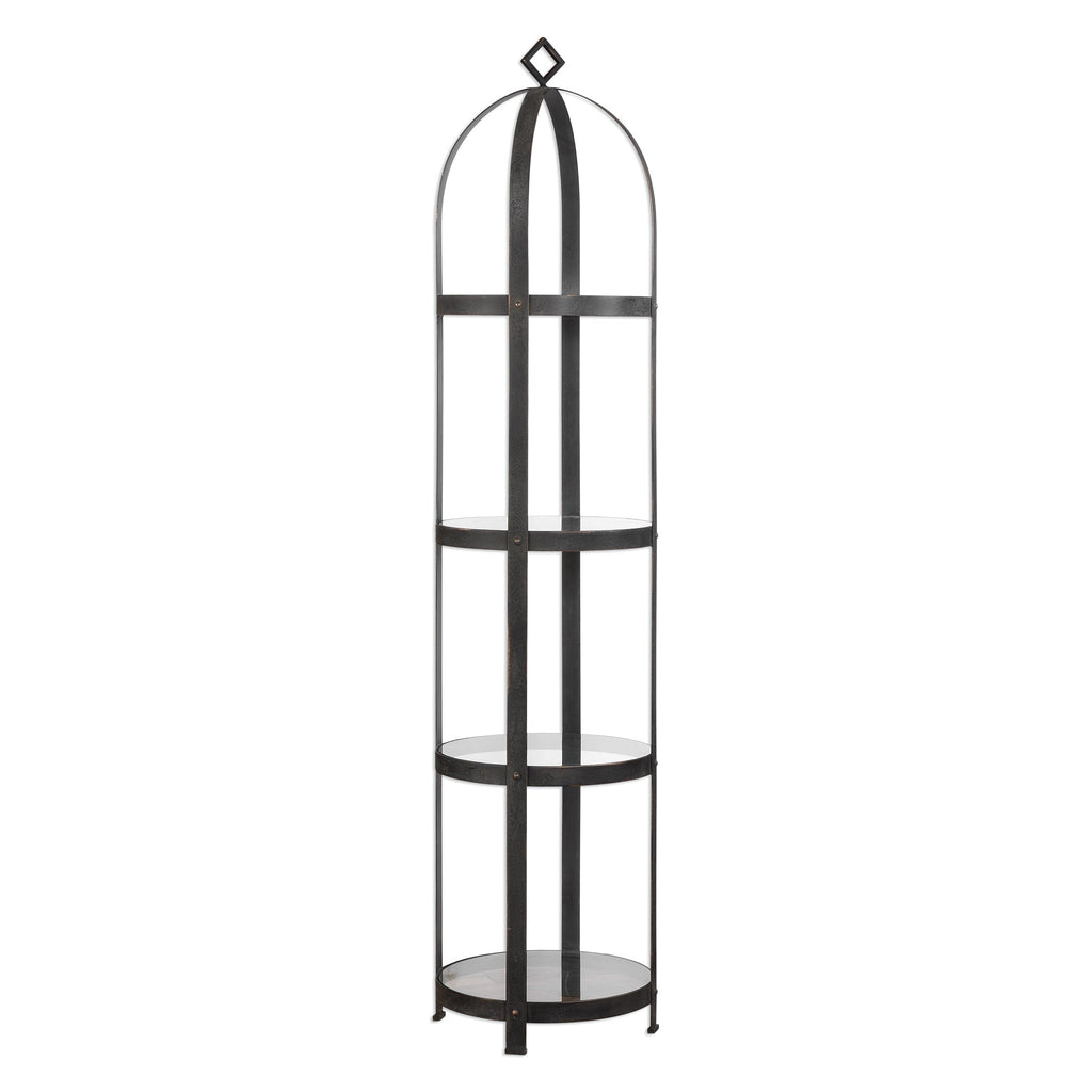 Welch Industrial Iron Etagere