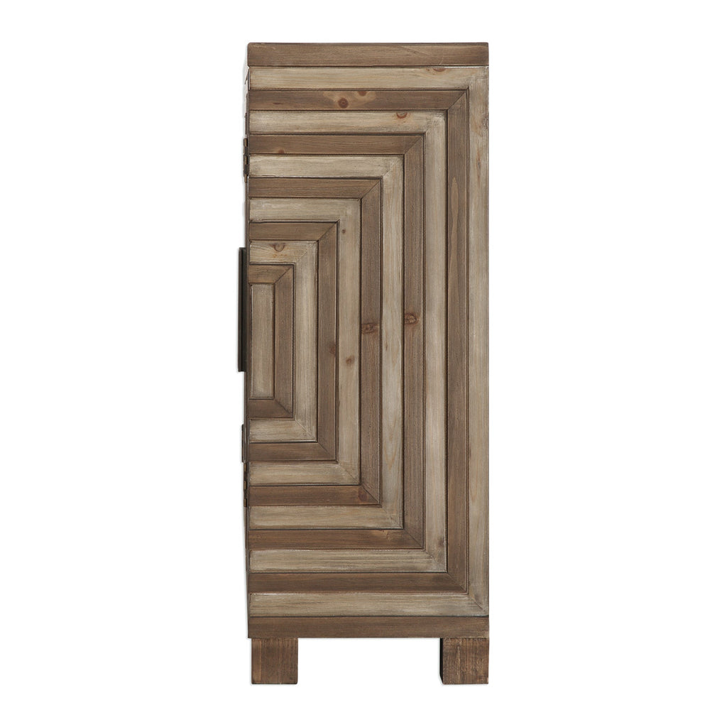 Layton Geometric Console Cabinet