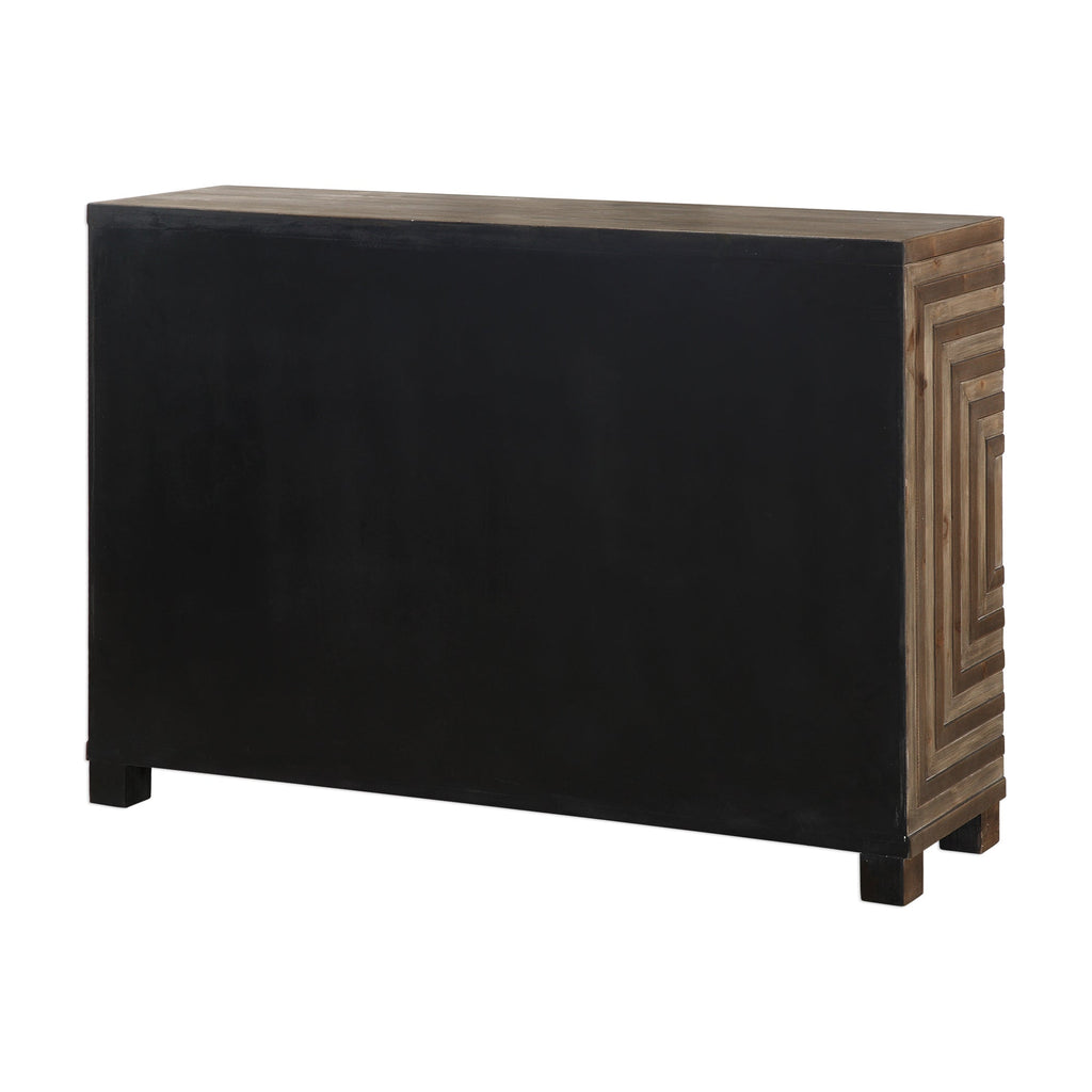 Layton Geometric Console Cabinet