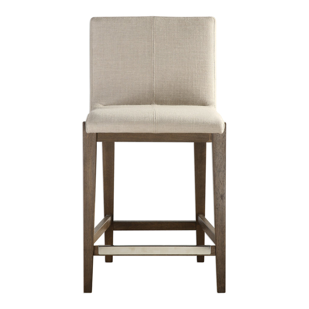 Klemens Linen Counter Stool