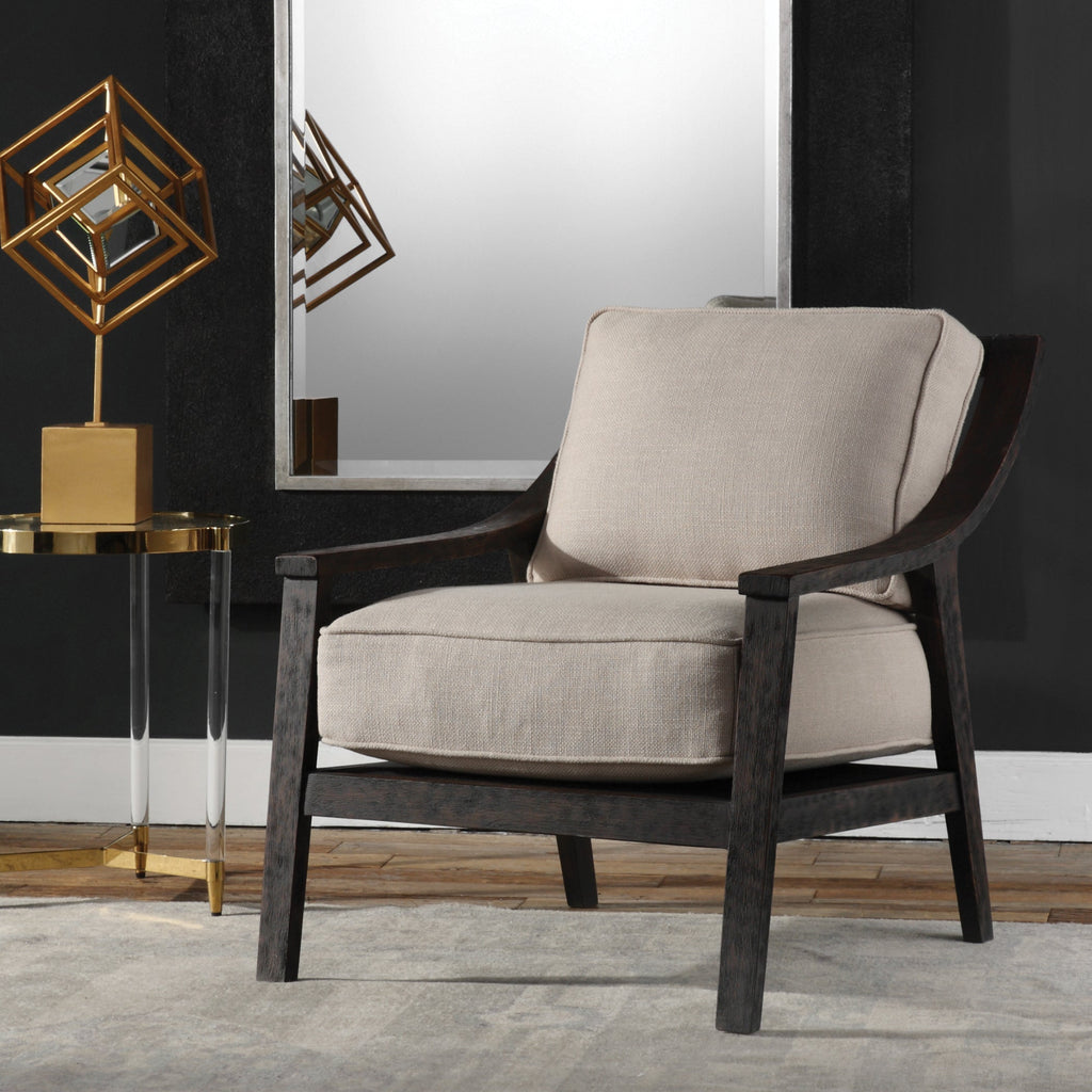 Lyle Beige Accent Chair