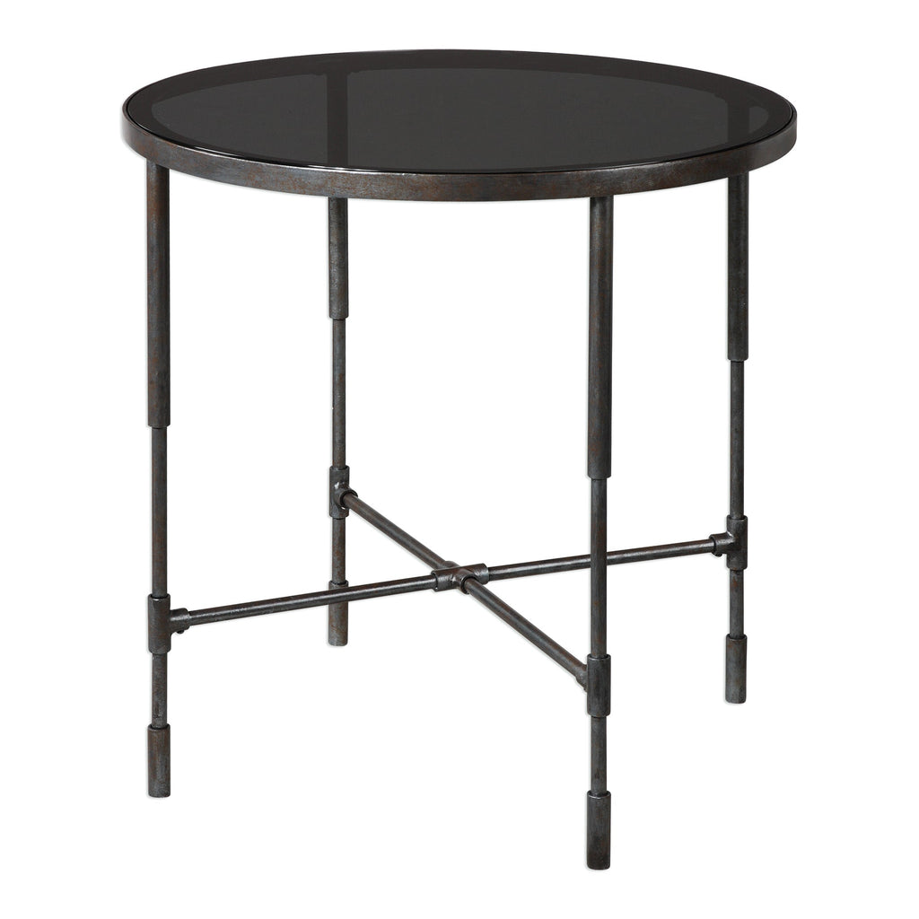 Vande Aged Steel SideTable