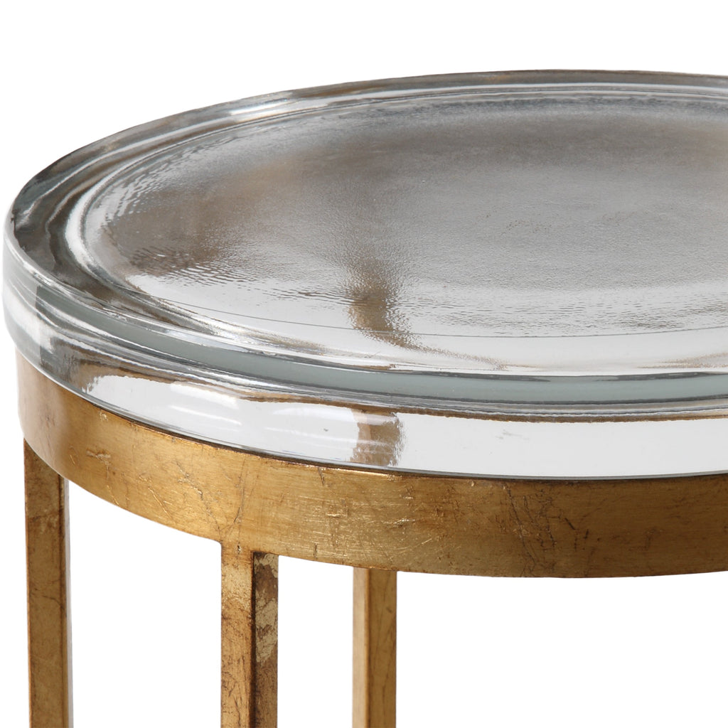 Allura Gold Accent Table