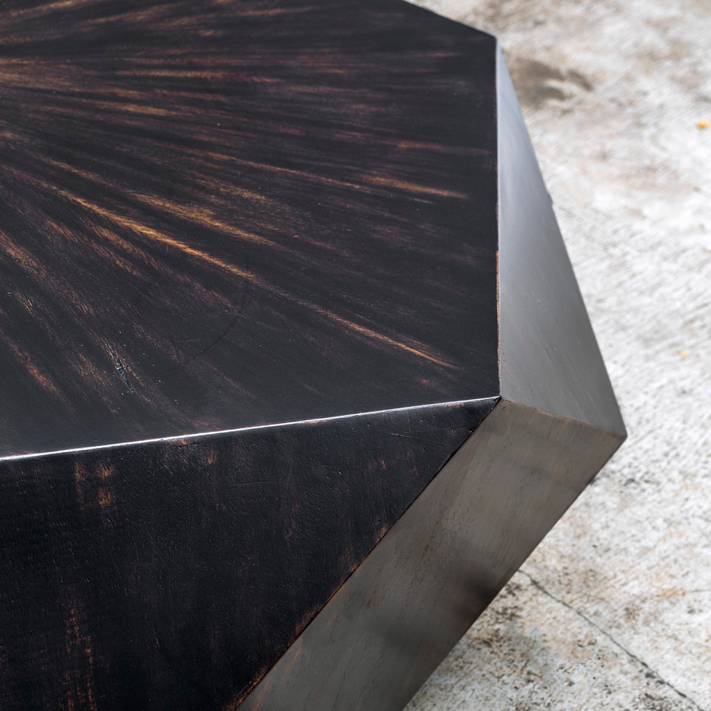 Volker Worn Black Coffee Table