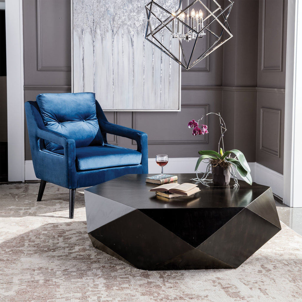 Volker Worn Black Coffee Table