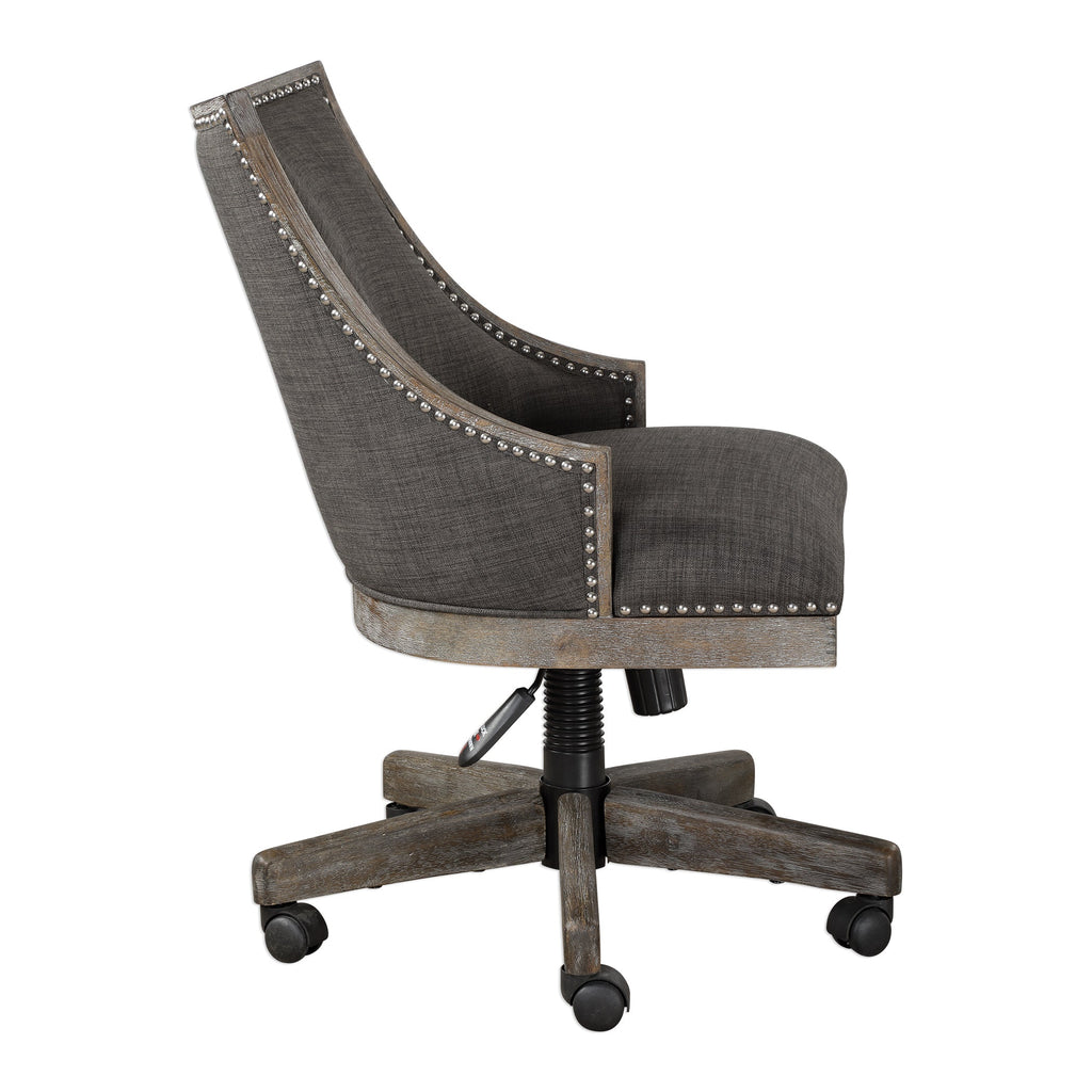 Aidrian Charcoal Desk Chair