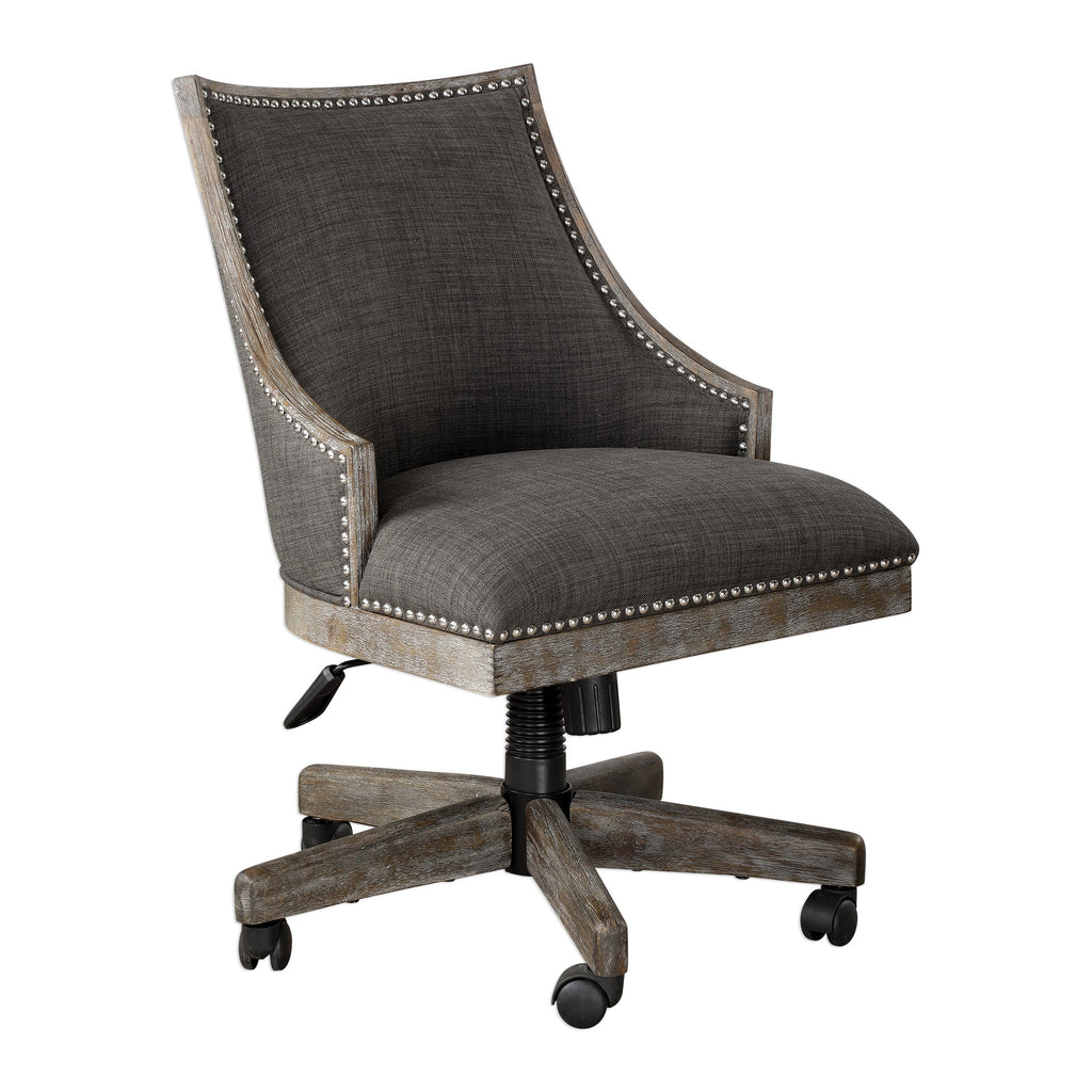 Aidrian Charcoal Desk Chair