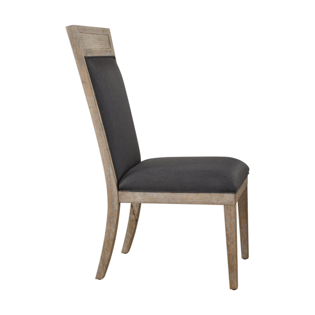 Encore Dark Gray Armless Chair