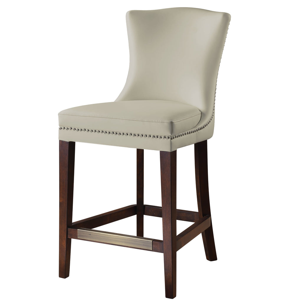 Dariela White Counter Stool