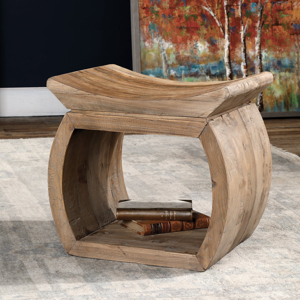 Connor Elm Accent Stool