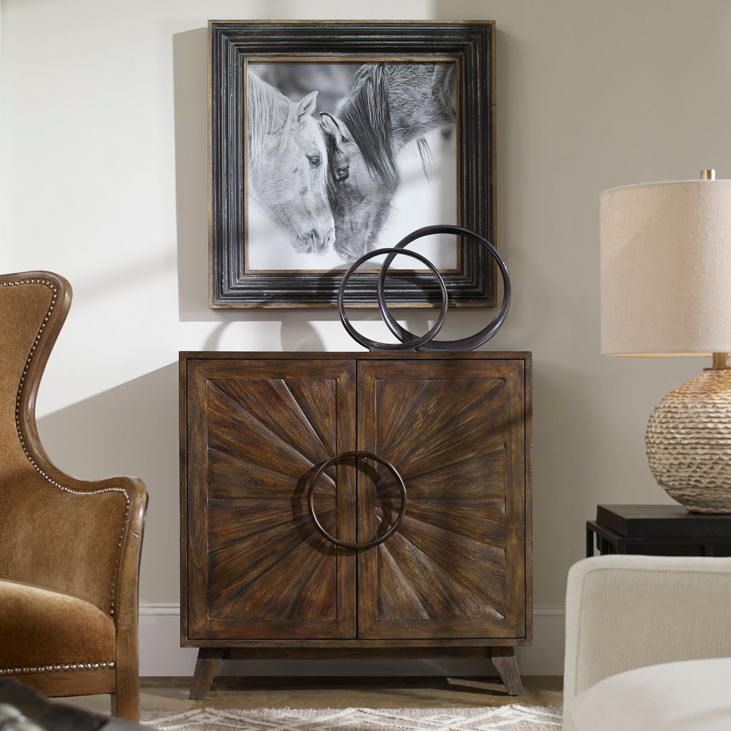 Kohana Black Console Cabinet