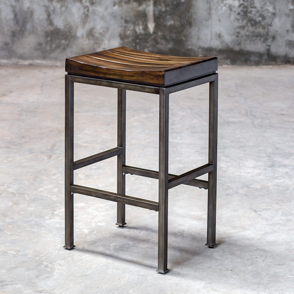 Beck Industrial Bar Stool