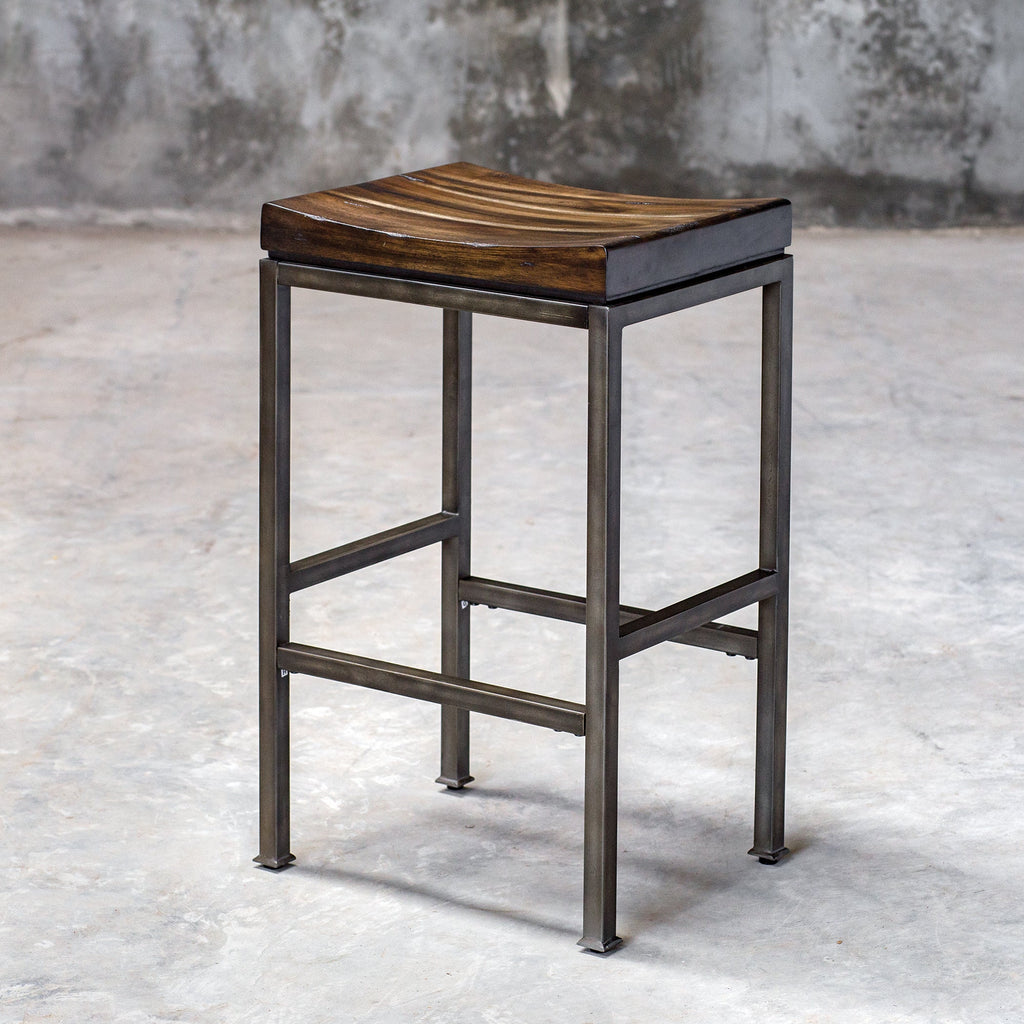 Beck Industrial Bar Stool