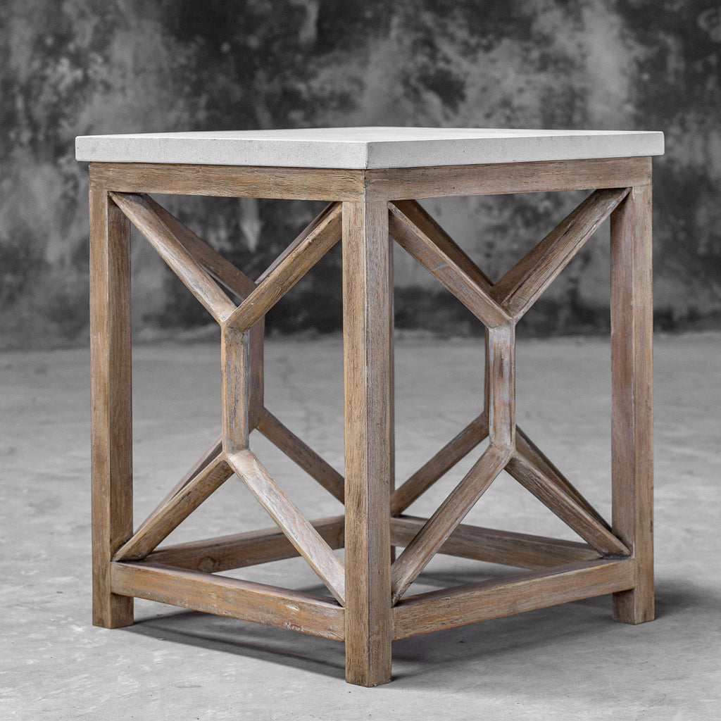 Catali Stone End Table
