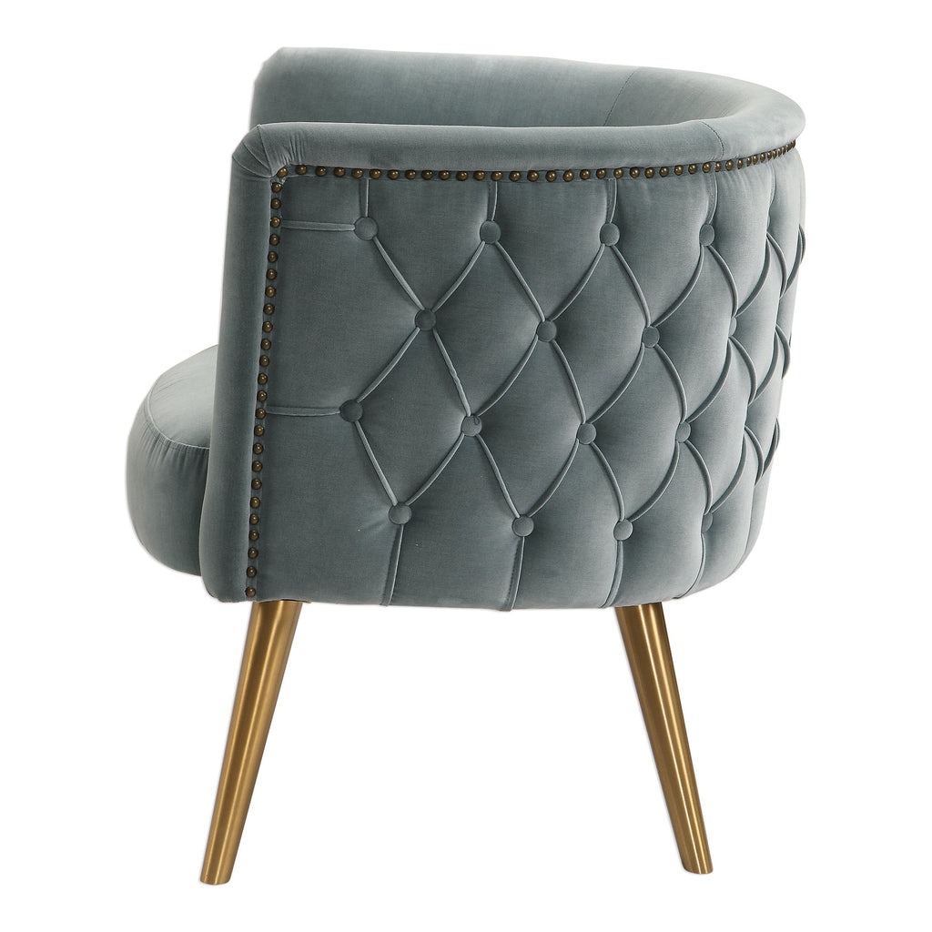 Haider Gray Accent Chair