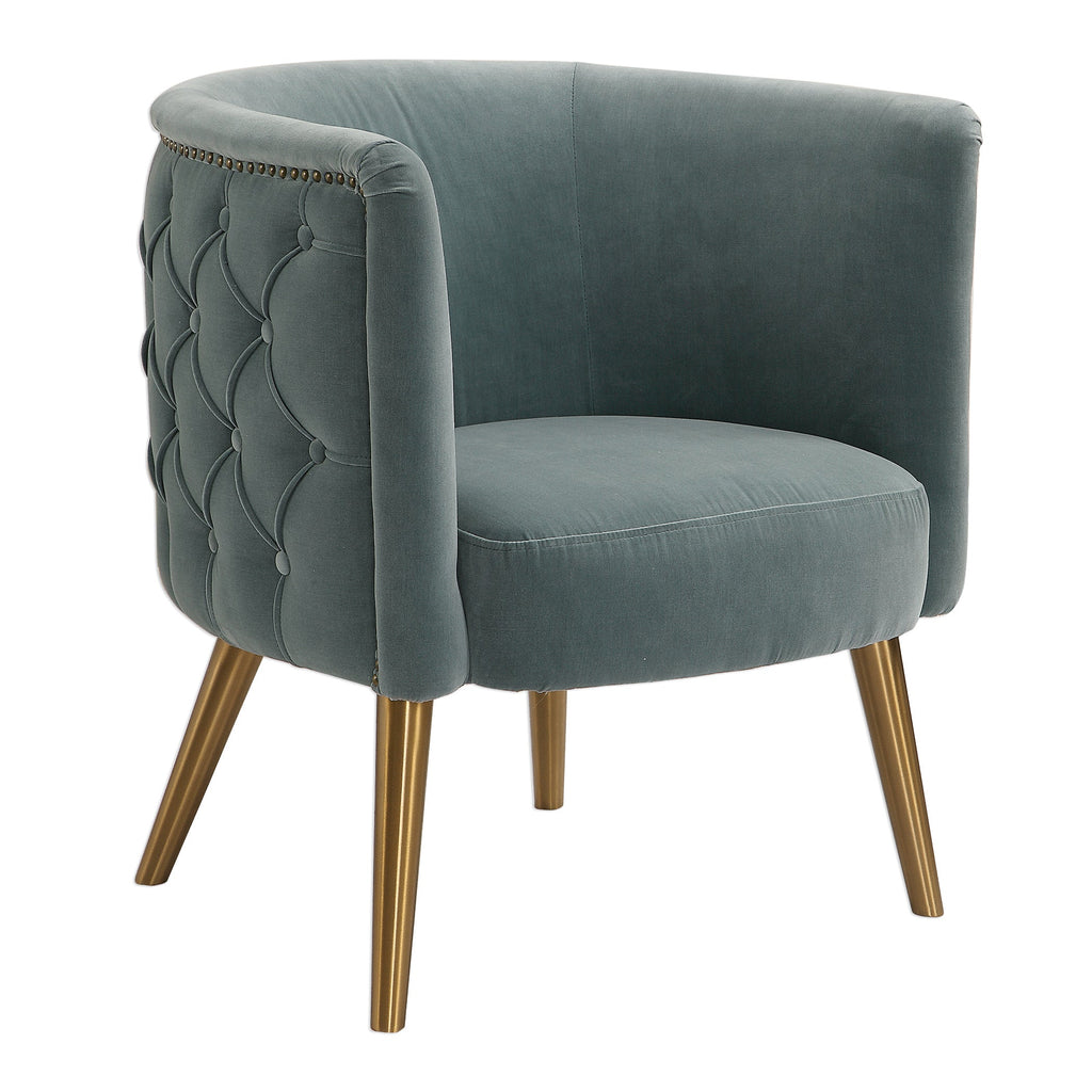 Haider Gray Accent Chair