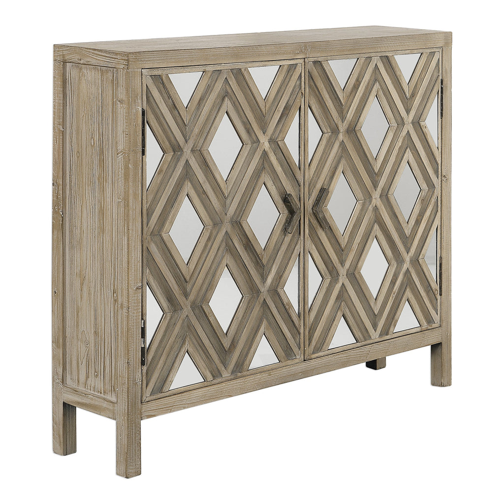 Tahira Mirrored Accent Cabinet