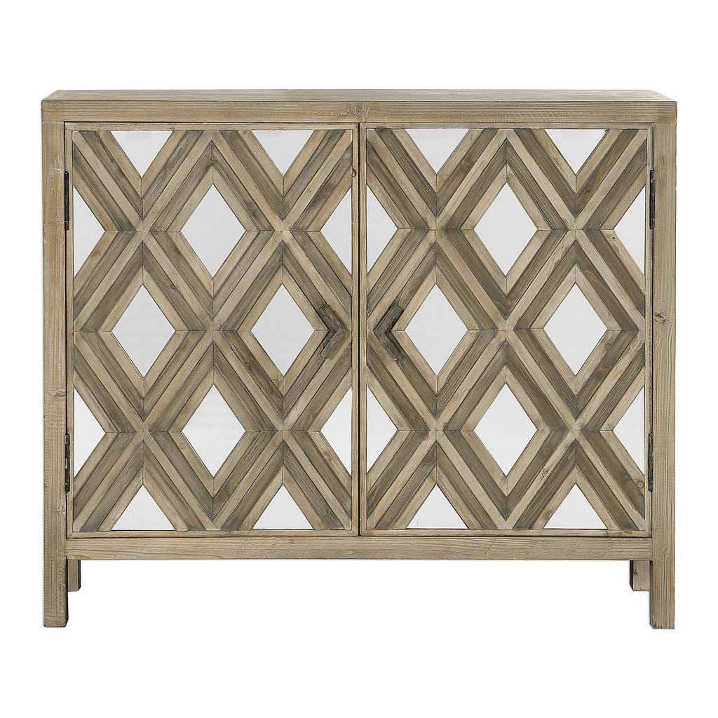 Tahira Mirrored Accent Cabinet