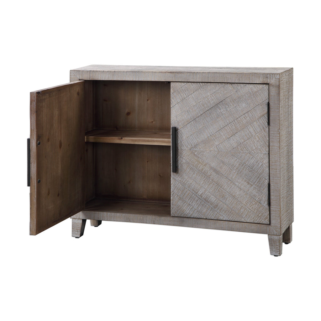 Adalind White Washed Accent Cabinet