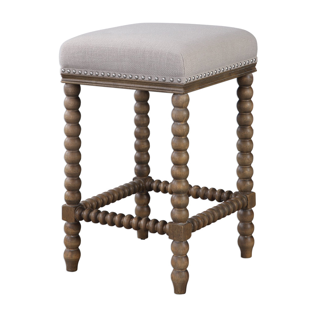 Pryce Wooden Counter Stool