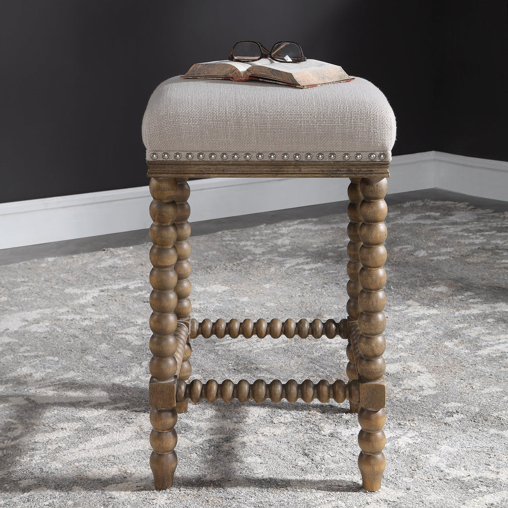 Pryce Wooden Counter Stool