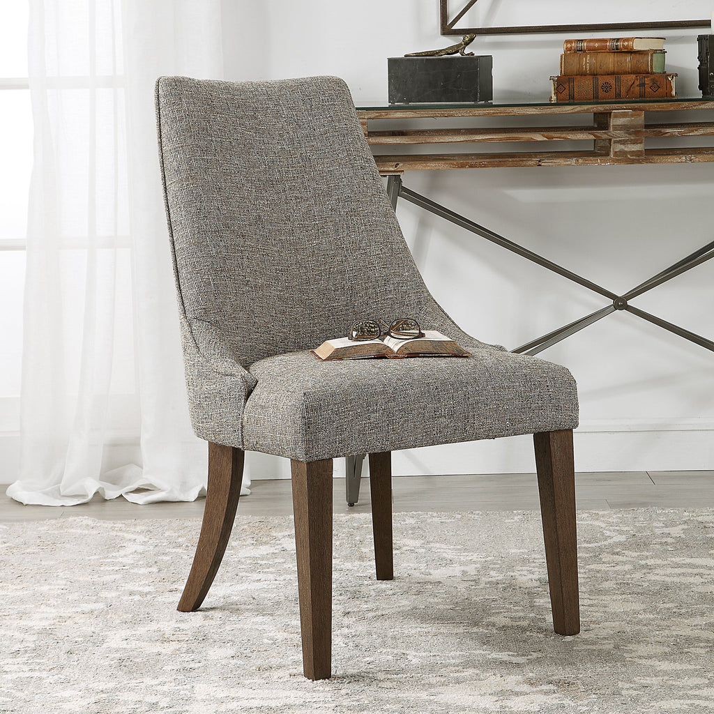 Daxton Earth Tone Armless Chair