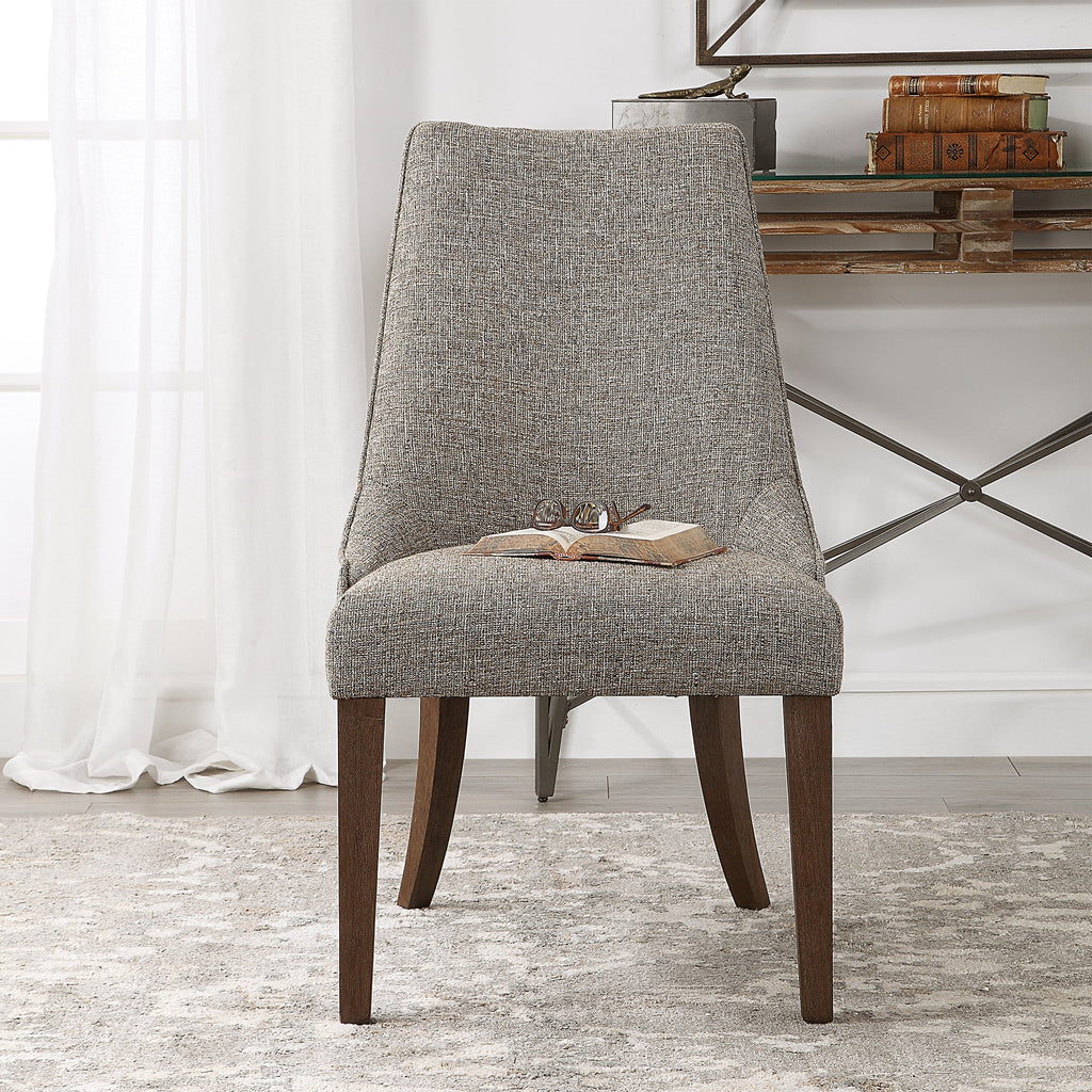 Daxton Earth Tone Armless Chair