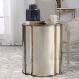 Harlow Mirrored Accent Table