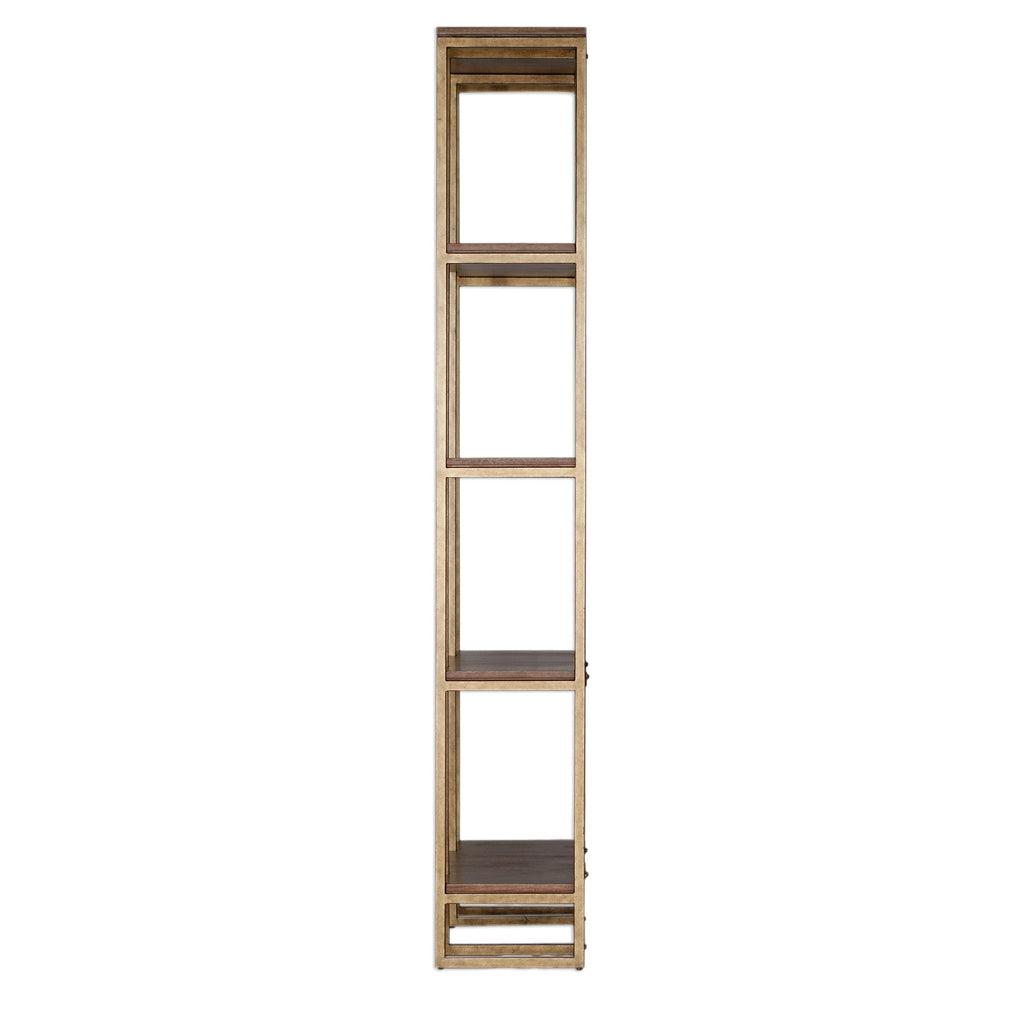 Karishma Antique Gold Etagere