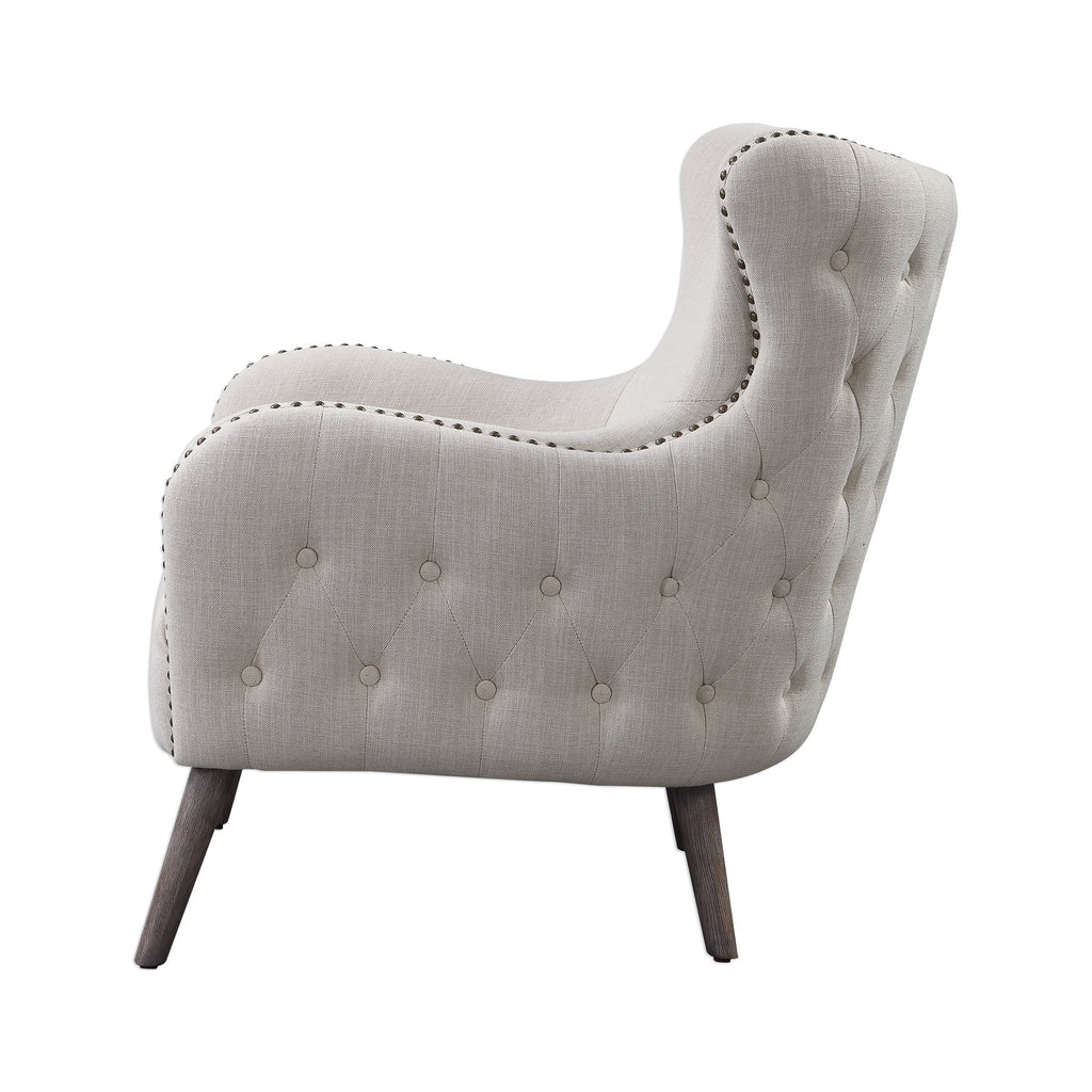 Donya Cream Accent Chair