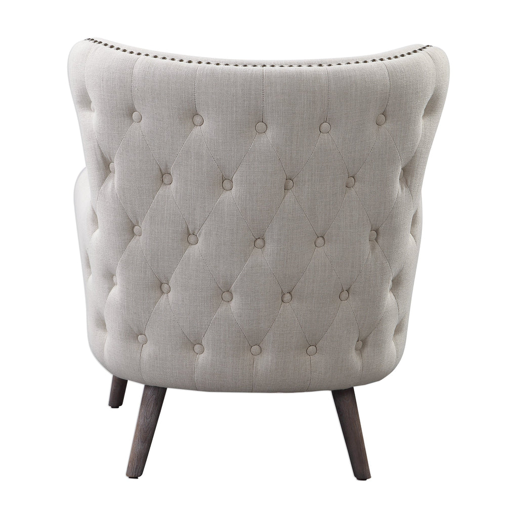 Donya Cream Accent Chair