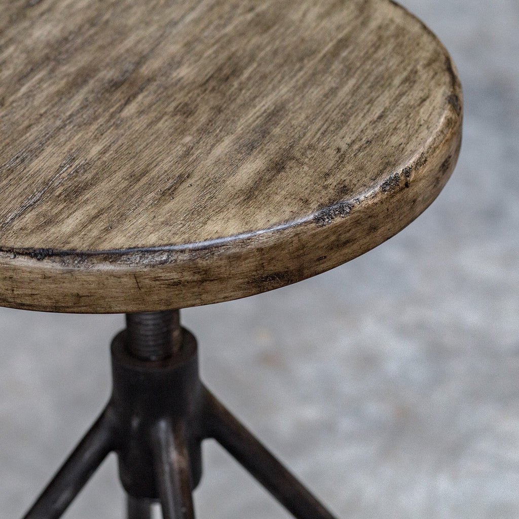 Dalvin Industrial Pub Stool