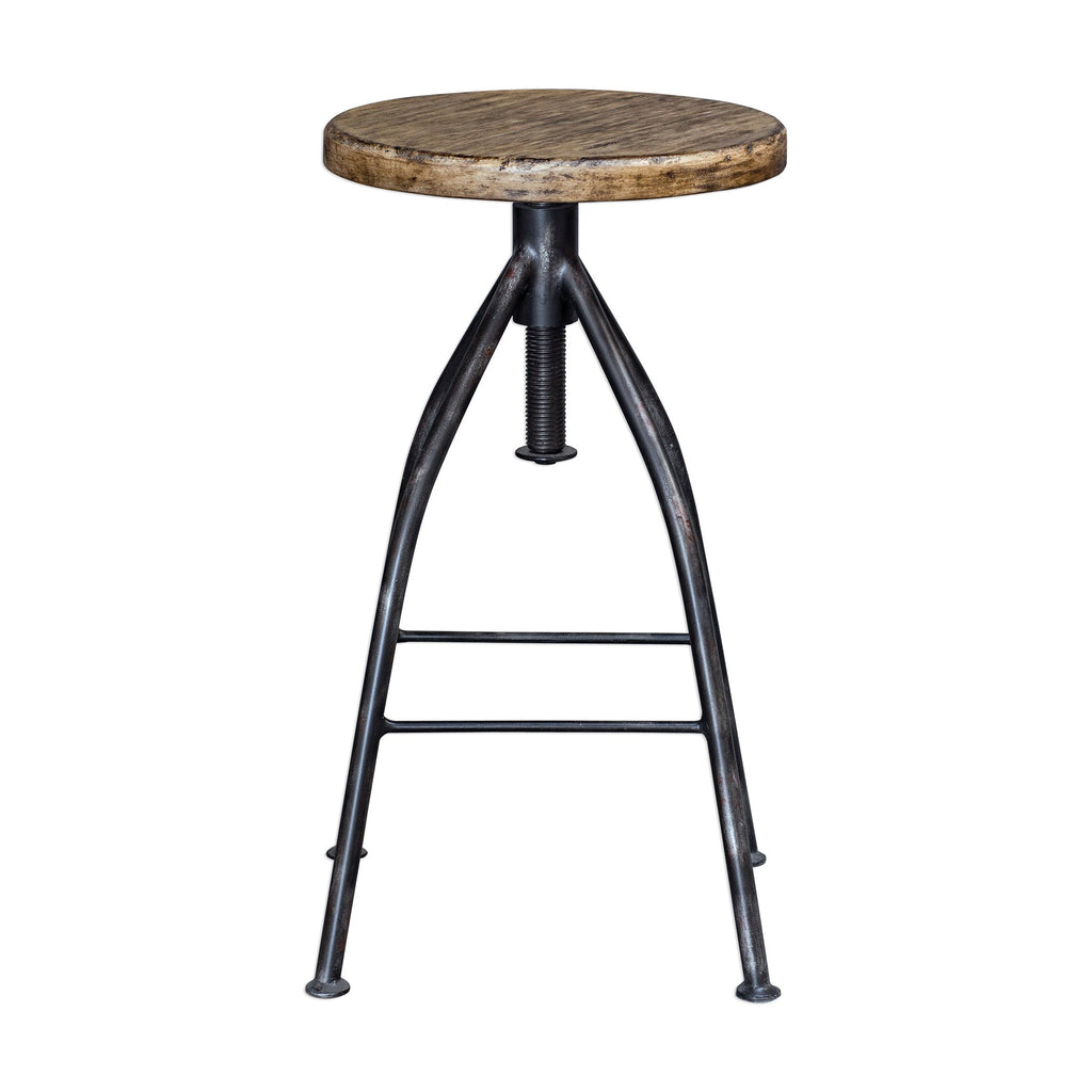 Dalvin Industrial Pub Stool