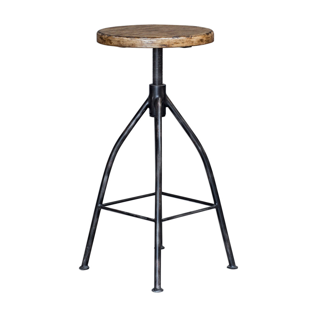 Dalvin Industrial Pub Stool