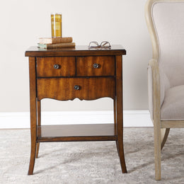 Carmel Wood End Table