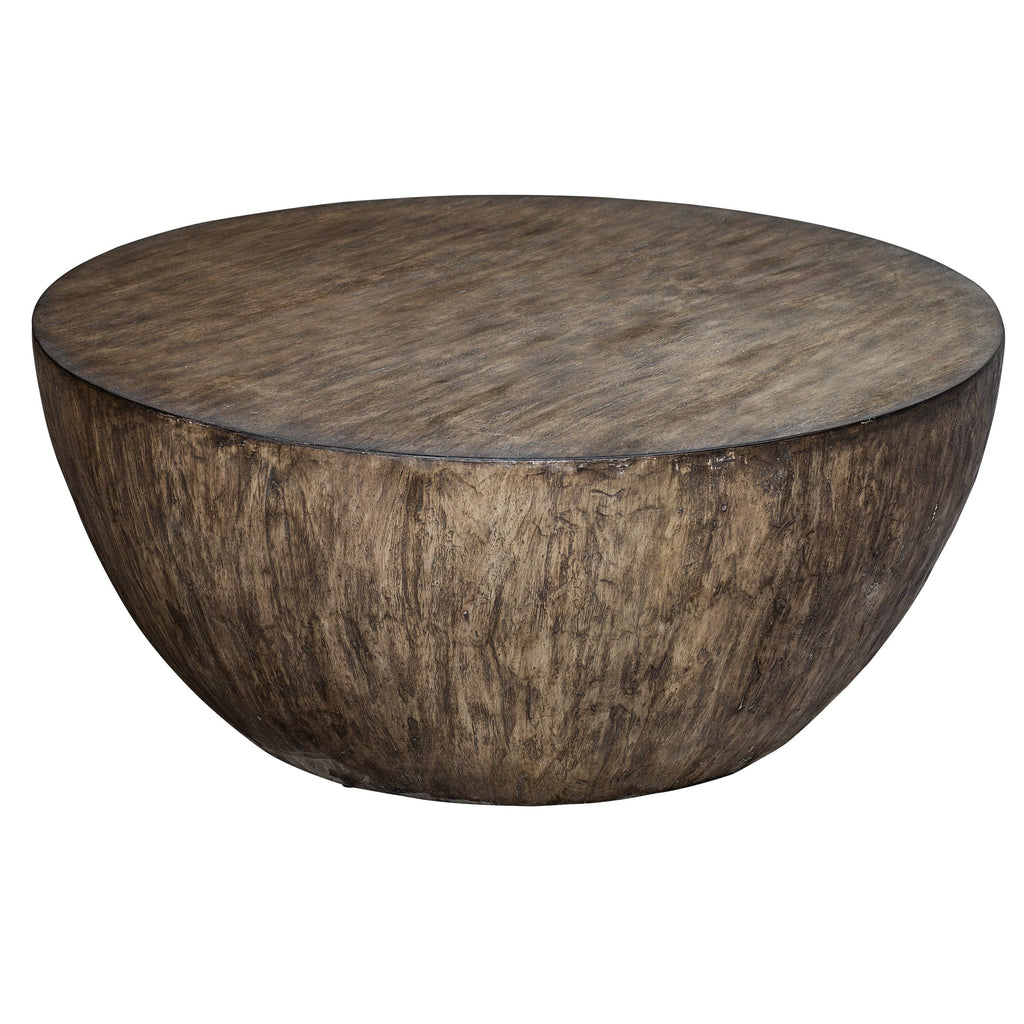 Lark Round Wood Coffee Table