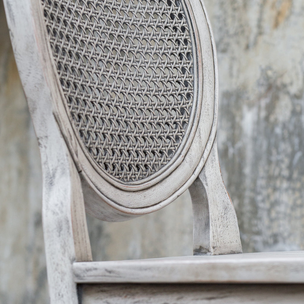 Clarion Aged White Counter Stool