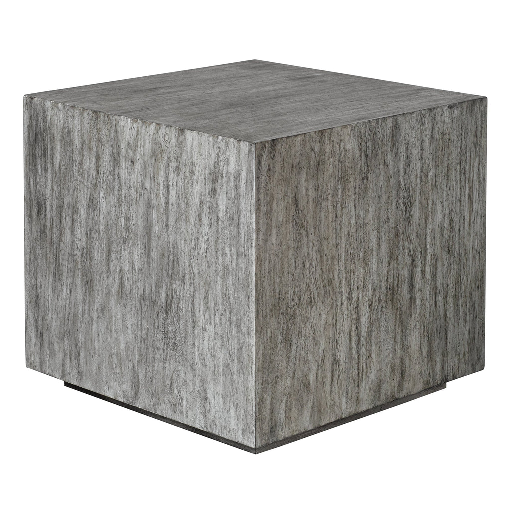 Kareem Modern Gray Side Table