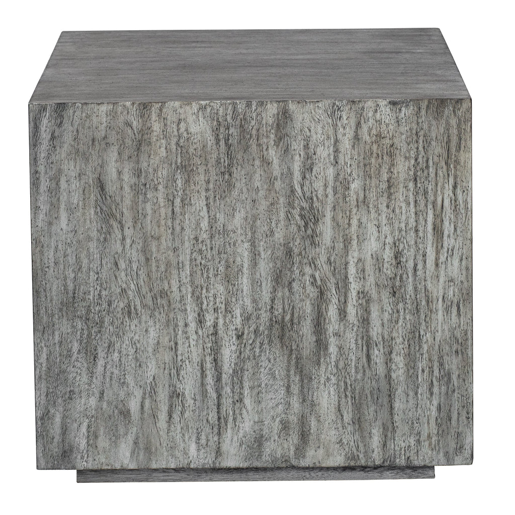 Kareem Modern Gray Side Table