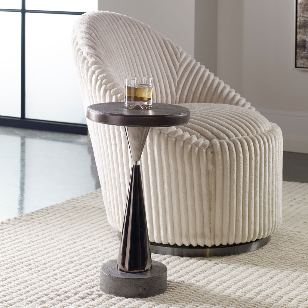 Simons Concrete Accent Table